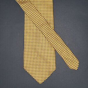 Brooks Brothers 346 Gold geometric Tie